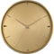 Wall clock Jewel brushed gold
