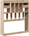 vidaXL - Hoofdbord - met - opbergruimte - 90 - cm - massief - grenenhout