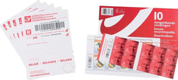 Bpost kit aangetekende zending, pak van 10 zendingen