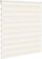 vidaXL - Zebra - rolgordijn - 130x150 - cm - stofbreedte - 125,9 - cm - marmerbeige