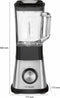 Bomann UM 1374 CB - Blender - 1,5 liter - 650 Watt - zwart/rvs