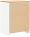 vidaXL - Garagekast - 60x51x85 - cm - massief - grenenhout - wit