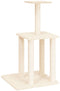 vidaXL - Kattenmeubel - met - sisal - krabpalen - 85,5 - cm - donkergrijs