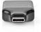 Nedis CCGP64350GY - USB-C naar DisplayPort adapter - 4K@60Hz - Zwart