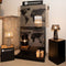 Wandpaneel World - Gaaspaneel Zwart RVS L