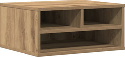 vidaXL - Printerstand - Artisan - Eiken - 49x40x22,5 - cm - Bewerkt - Hout