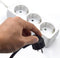 Ewent EW3958 - Stekkerdoos 3x Geaard 3680W - Wit (3 stuks)