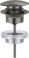 GROHE afvoergarnituur - push open - messing - hard graphite geborsteld