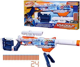 NERF Loadout Arctic Zerostriker - Blaster met 24 N1-darts en 4 opzetaccessoires - Multi (24 stuks)