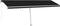 vidaXL - Luifel - handmatig - uittrekbaar - met - LED - 600x300 - cm - antracietkleur