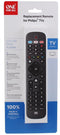 One For All URC4913 - Afstandsbediening TV - 100% geschikt voor Philips modellen - Verlichte toetsen