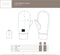 Weathergoods Sweden Weathergoods Sweden reflecterende wanten Silver S/M