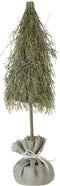 J-Line decoratie kerstboom Takjes - hout - groen - small