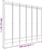 vidaXL - Kamerscherm - met - 6 - panelen - 240x200 - cm - stof - antracietkleurig