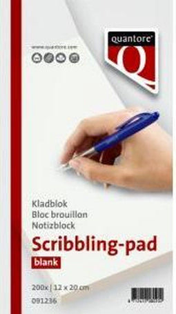 Kladblok Quantore 12x20cm 200vel