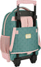 Schoolrugzak met Wielen Santoro Swan lake Grijs Roze 32 x 45 x 21 cm