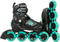 Roces Moody TIF - Inline Skates - Verstelbaar 36-40 - Zwart Mintgroen