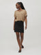 VILA RW SKIRT - Rok - Imitatie suède met steekzakken - Maat 40