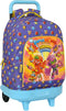Schoolrugzak met Wielen SuperThings Guardians of Kazoom Paars Geel (33 x 45 x 22 cm)