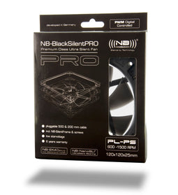 Noiseblocker Black Silent Pro PWM - Ventilator 120mm - Auto-Restart - Zwart