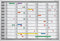 Magnetoplan Jaarlijkse Planner Manager - 92,5x62,5 cm - aluminium frame met plastic hoeken