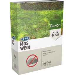 Pokon Mos Weg! - Mosbestrijders met gazonmest - 3500gr (100 m2)
