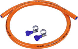 Gimeg HD Gasslang PVC - 3 m - 2 slangklemmen - Oranje