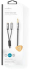 Nedis CATB22150GY02 - Kabel 3.5mm analoog - 2x 3,5mm - Grijs