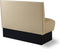 Bel Air Dinerbank Single Booth HW-120 Off White