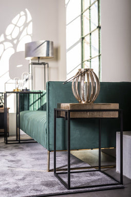 Richmond Interiors Bijzettafel Calloway champagne gold (Champagne gold)