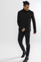 Craft Pin Halfzip - Wintersportpully Heren - Zachte stof - Black