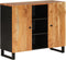 vidaXL - Dressoir - met - 2 - deuren - 90x33x75 - cm - massief - acaciahout