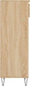 vidaXL - Schoenenkast - 40x36x105 - cm - bewerkt - hout - sonoma - eikenkleurig