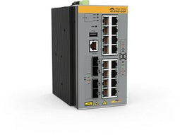 Allied Telesis AT-IE340-20GP - Managed Industrial Ethernet Switch - 16x 1Gbps PoE+ poorten - 240W PoE-budget