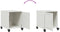 vidaXL - Nachtkastjes - 2 - st - 36x39x43,5 - cm - staal - wit