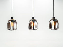 EGLO Pocicas Hanglamp - E27 - 106 cm - Zwart|Goud