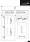 WALL-UP frameless whiteboard / whiteboardwand paneel - 200x59,5 cm Whiteboard XL