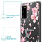 iMoshion Hoesje Geschikt voor Samsung Galaxy S20 Hoesje Met Koord - iMoshion Design Hoesje met Koord - Roze / Transparant / Blossom Watercolor