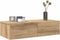 vidaXL - Wandschap - met - lades - 60x26,5x15 - cm - bewerkt - hout - artisanaal - eiken