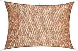 vidaXL - Camouflagenet - met - opbergtas - 6x7 - m - beige
