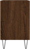 vidaXL - Nachtkastjes - 2 - st - 40x30x50 - cm - bewerkt - hout - bruin - eikenkleur