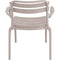 Loungestoel Torvi - PP frame - UV resistant - taupe