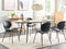 Set van 2 eetkamerstoelen SHONTO Zwart