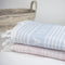 Laura Ashley Heritage Hamamdoek - Strandlaken - Strandhanddoek - Elveden Licht Blauw 90x180cm