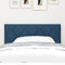 vidaXL - Hoofdbord - Met - Blauw - Diamant - Blokken - Ontwerp - - - 100 - cm - Stof