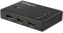 Startech.com VS421HDDP - 4-Port HDMI Video Switch - 3x HDMI en 1x DisplayPort - 4K 60Hz - Zwart