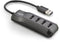 NGS PORT 2.0 - USB Hub - 4x USB 2.0 - Zwart