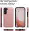 imoshion Hoesje Geschikt voor Samsung Galaxy S22 Hoesje - Ruimte voor 2 pasjes - imoshion Backcover met pasjeshouder - Rosé Goud