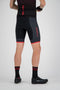 Rogelli Fuse - Korte Fietsbroek - Met Bretels - Zwart Rood - Maat L