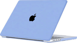 Lunso Geschikt voor MacBook Air 13 inch (2022-2025) cover hoes - case - Candy Tranquility Blue